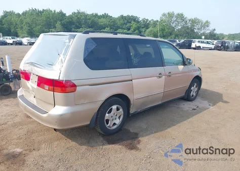 2000 Honda Odyssey Ex from USA, damaged, VIN 2HKRL1867YH585137